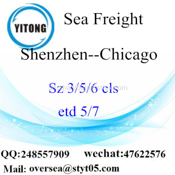 Shenzhen-Hafen LCL Konsolidierung nach Chicago
